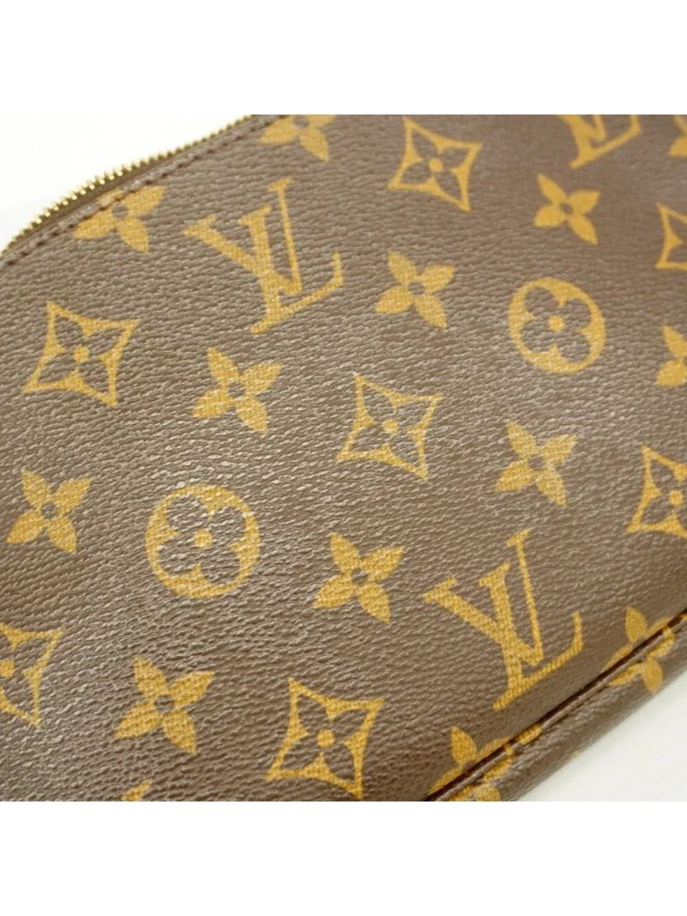 ★SOLD★ Louis Vuitton Pouch Monogram Pochette Brown - Picture 8 of 9